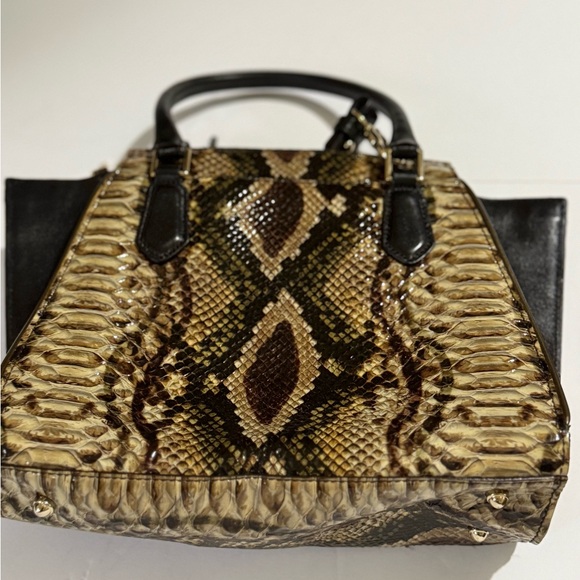 Brahmin Handbags - Brahmin the mini Priscilla satchel Elegant Snake Print Handbag
